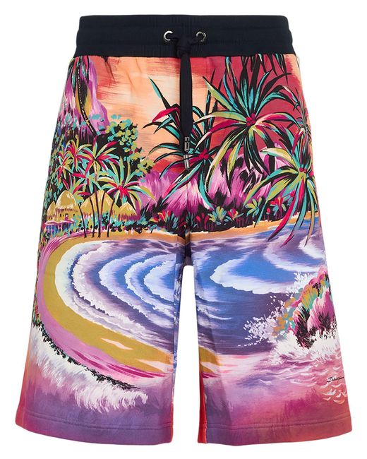 Dolce & Gabbana Blue Shorts & Bermuda Shorts Cotton for men