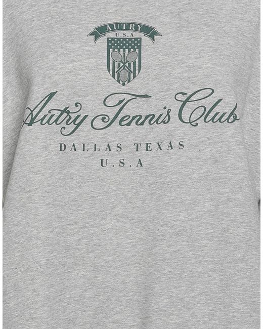 Autry Gray Sweatshirt Cotton
