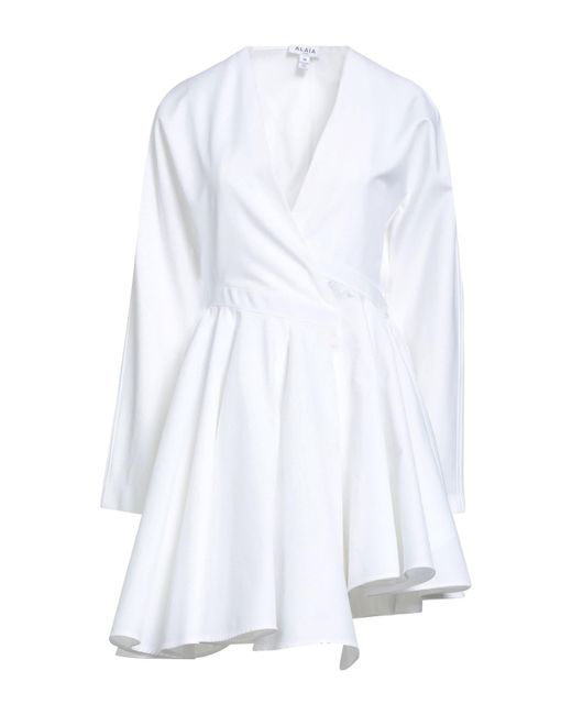 Alaïa White Mini Dress