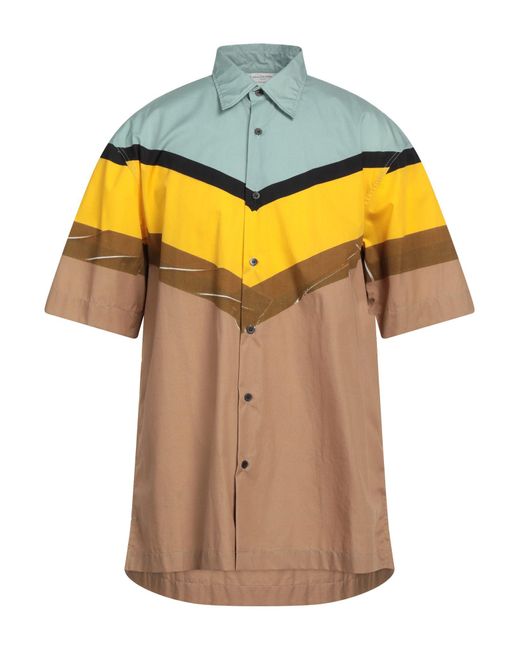 Dries Van Noten Yellow Shirt for men