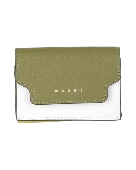 Marni Green Brieftasche