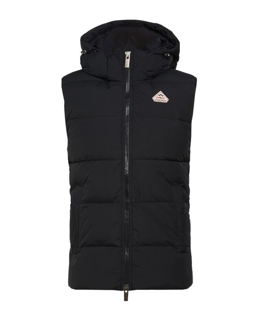 Pyrenex Black Vest Polyester for men