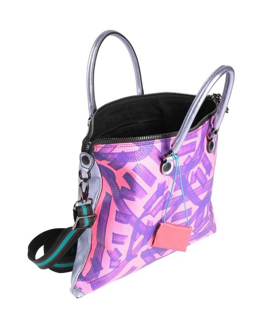Gabs Purple Handbag Calfskin