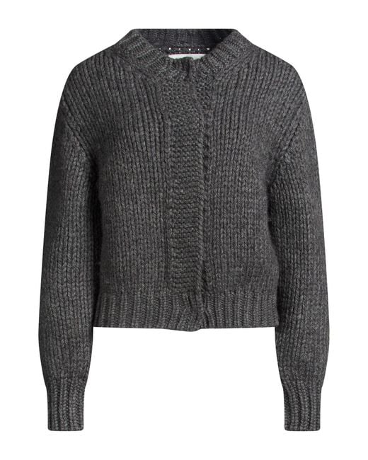 Jil Sander Gray Cardigan Virgin Wool, Alpaca Wool