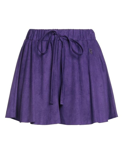 Gaelle Paris Purple Shorts & Bermuda Shorts
