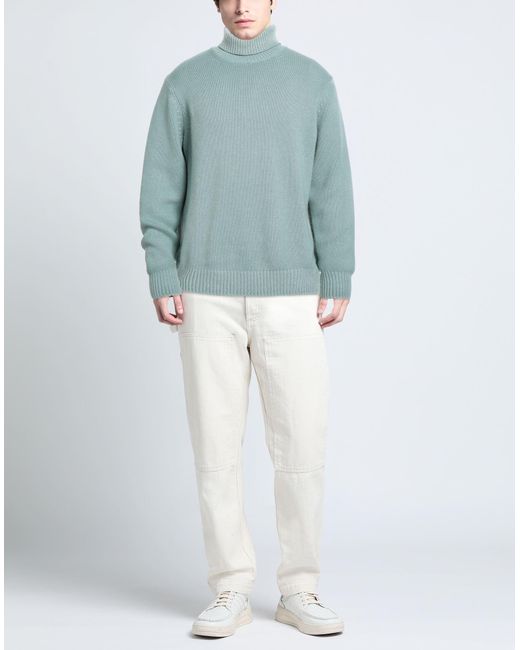 FILIPPO DE LAURENTIIS Blue Turtleneck for men