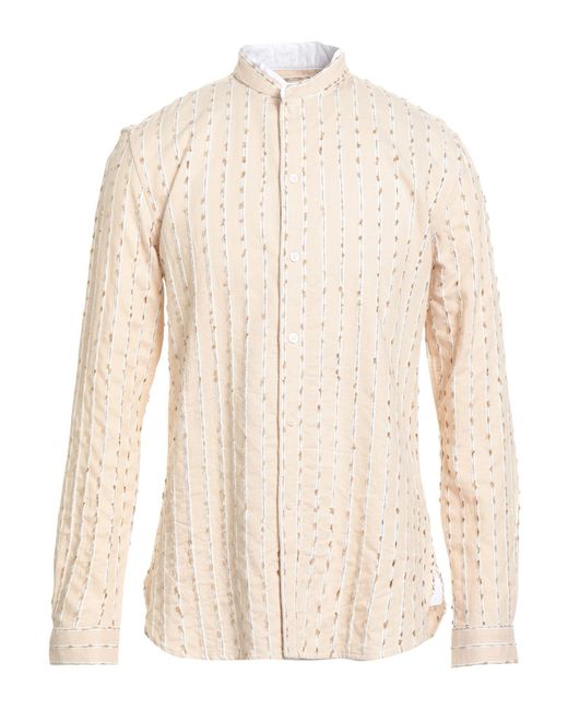 John Varvatos Hemd in Natural für Herren