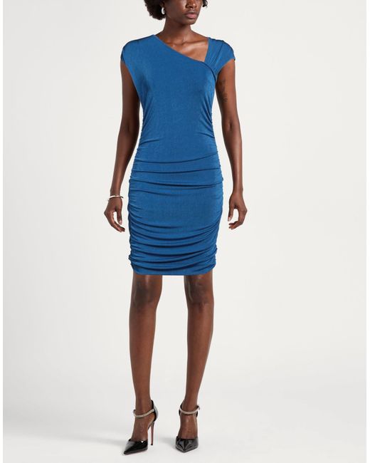 Gaelle Paris Blue Midi-Kleid
