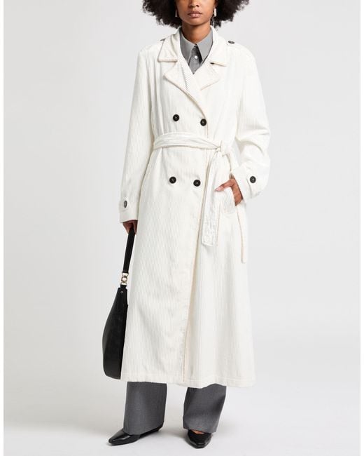 Forte Forte White Coat Viscose, Cotton