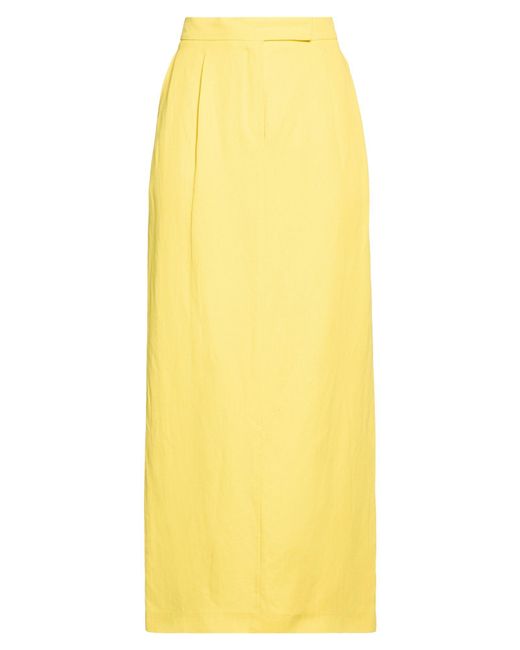 Max Mara Yellow Maxi Skirt