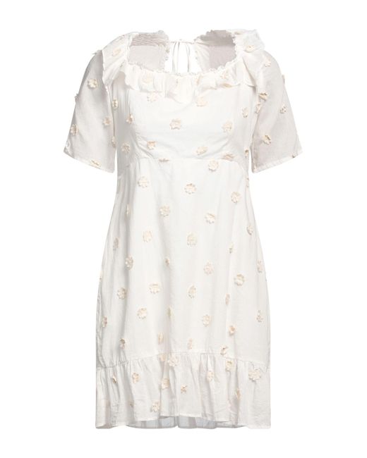 Rixo White Mini Dress