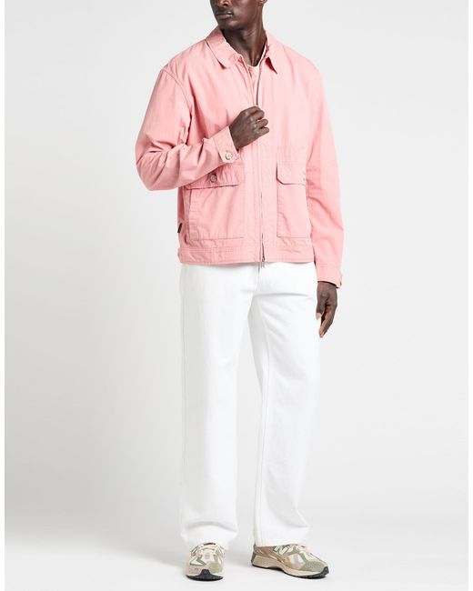Woolrich Pink Jacket Cotton for men