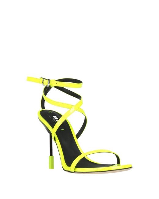 MSGM Yellow Sandals