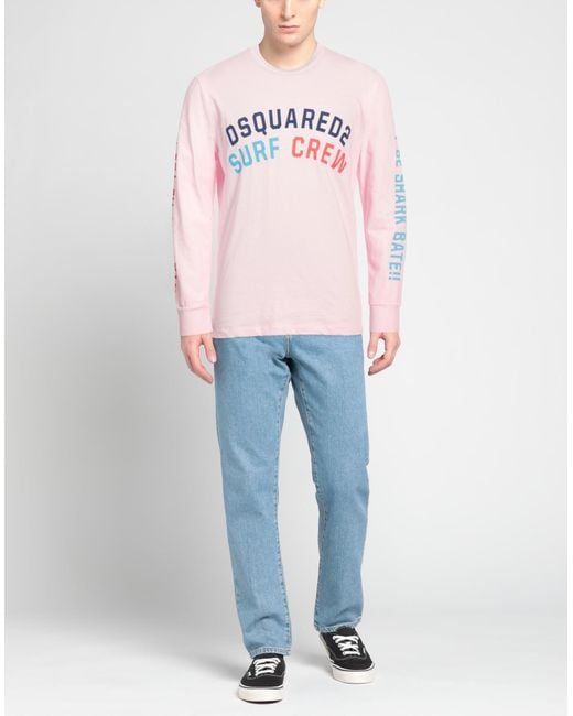 DSquared² Pink T-shirt for men