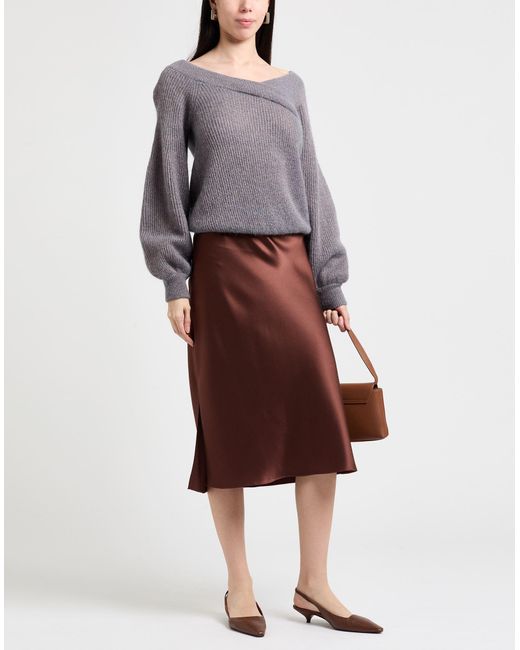 Brunello Cucinelli Gray Sweater Mohair Wool, Alpaca Wool, Polyamide, Viscose, Polyester