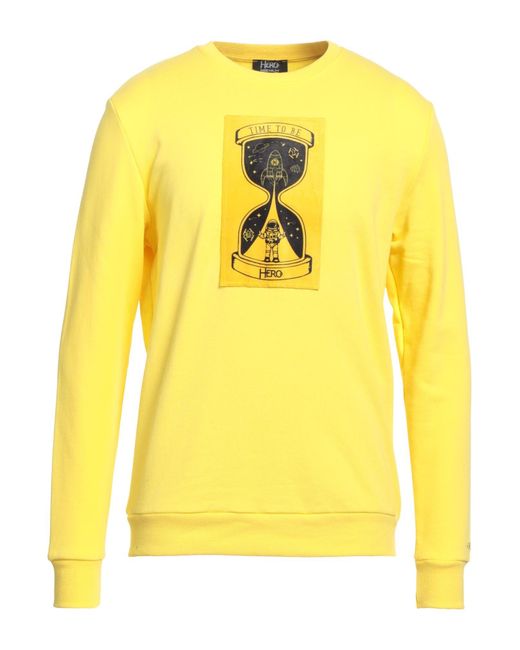 Héros Yellow Sweatshirt for men