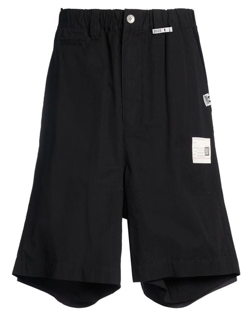 Maison Mihara Yasuhiro Black Shorts & Bermuda Shorts for men