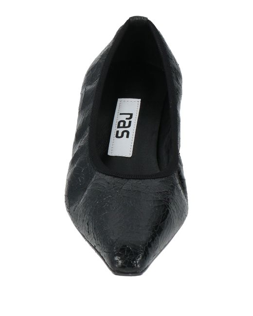 Ras Black Ballet Flats