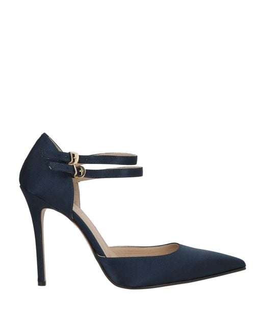 Rebel Queen Blue Pumps Textile Fibers