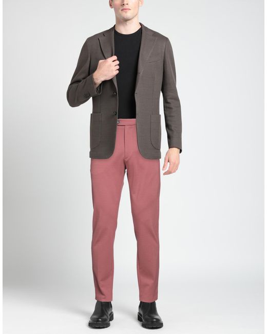 Officina 36 Red Trouser for men