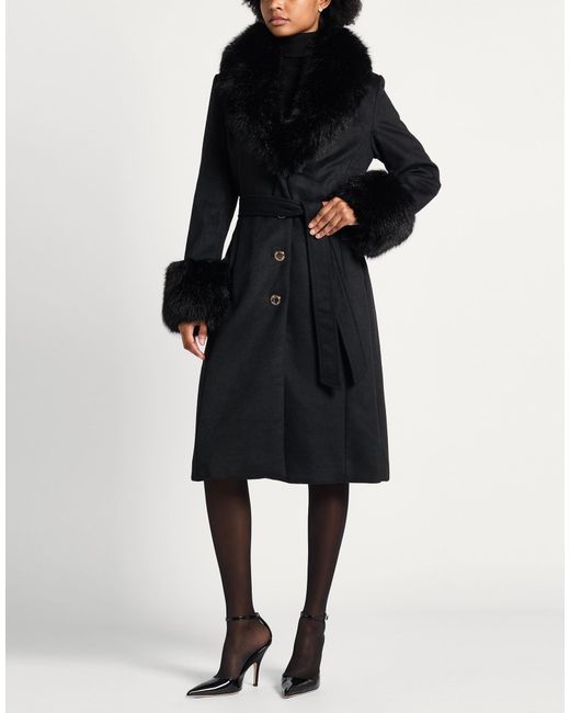 Abrigo Karl Lagerfeld de color Black