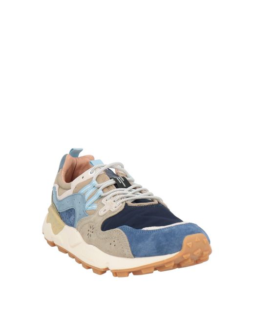 Flower Mountain Blue Trainers for men