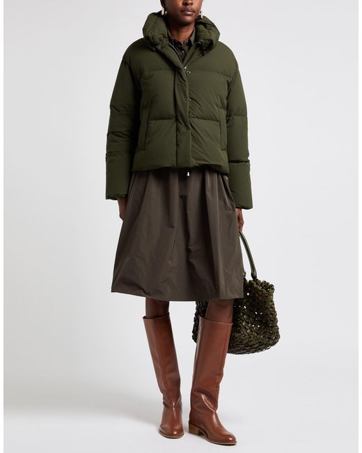 Aspesi Green Military Puffer Polyamide, Elastane