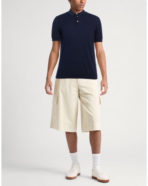 Drumohr Blue Sweater Cotton for men
