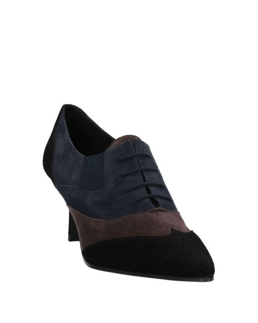Daniele Ancarani Black Lace-up Shoes