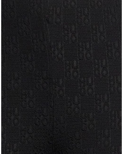 HUGO Black Pants Polyester, Elastane
