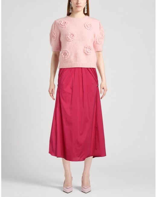 Liviana Conti Pink Midi-Rock