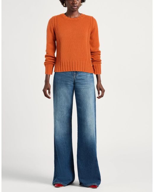 Alpha Studio Orange Sweater Cashmere