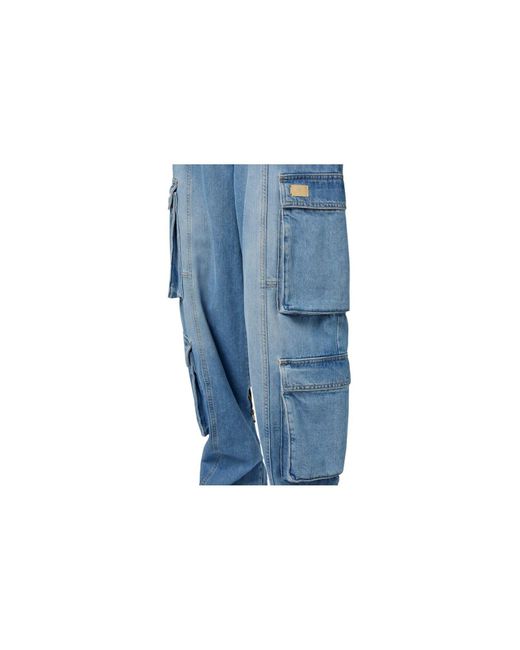 Pantalon en jean Elisabetta Franchi en coloris Blue