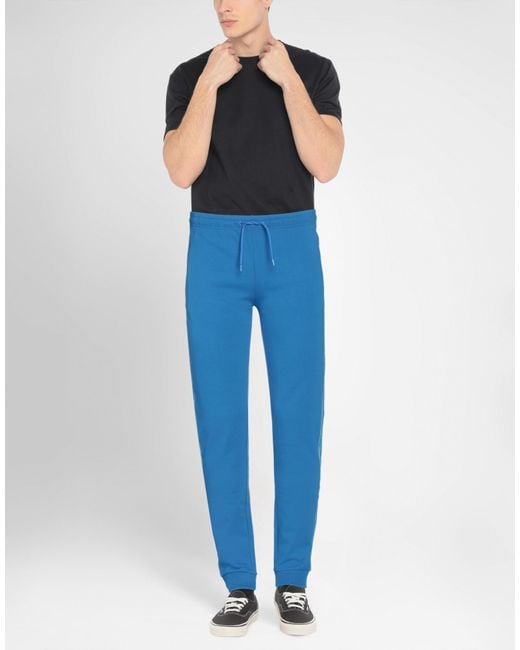 Bikkembergs Blue Pants for men