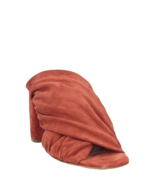 Forte_forte Red Sandals
