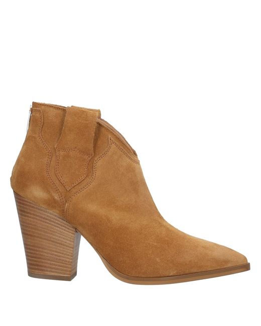 Janet & Janet Brown Ankle Boots Soft Leather