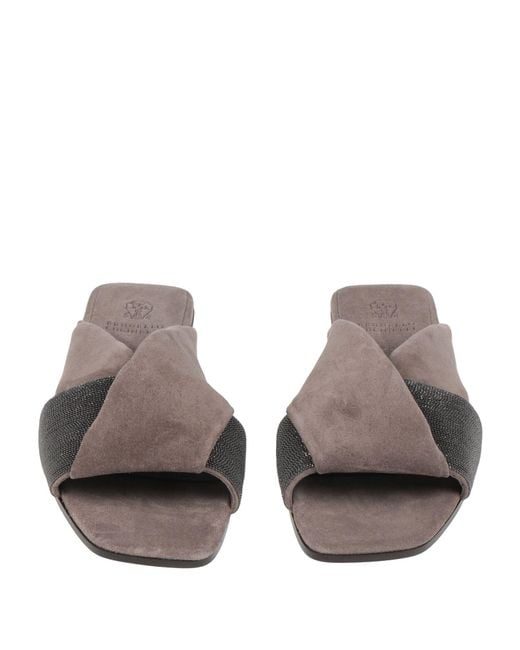 Brunello Cucinelli Gray Sandals