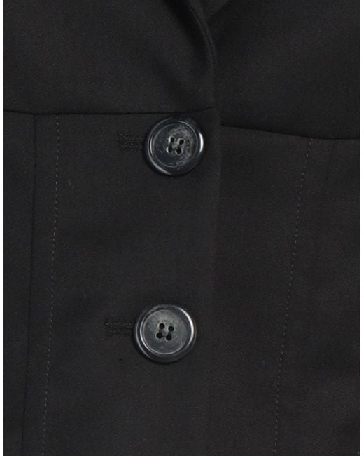 Pinko Black Blazer Polyester, Viscose, Elastane