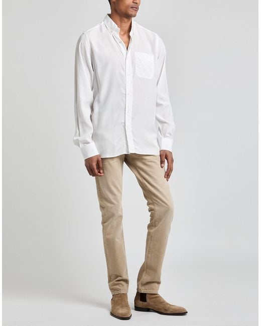 Tom Ford White Shirt Lyocell for men