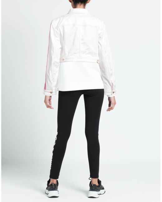 Chiara Ferragni White Denim Outerwear