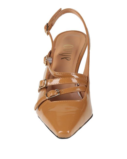 Ovyè Natural Pumps Leather