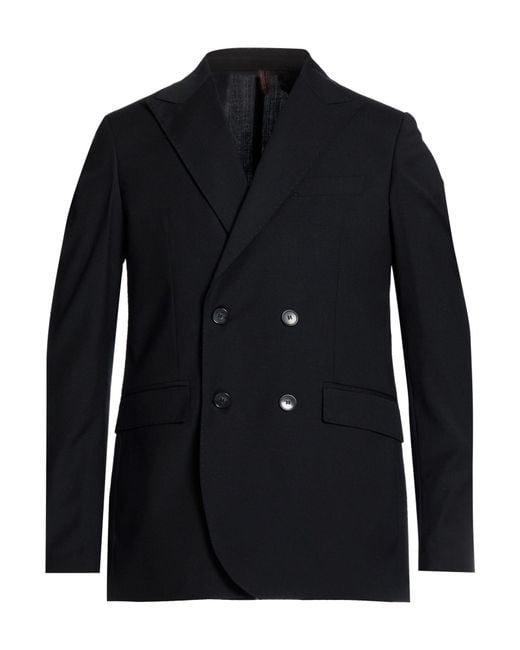 Exte Blue Blazer Polyester, Viscose, Elastane for men
