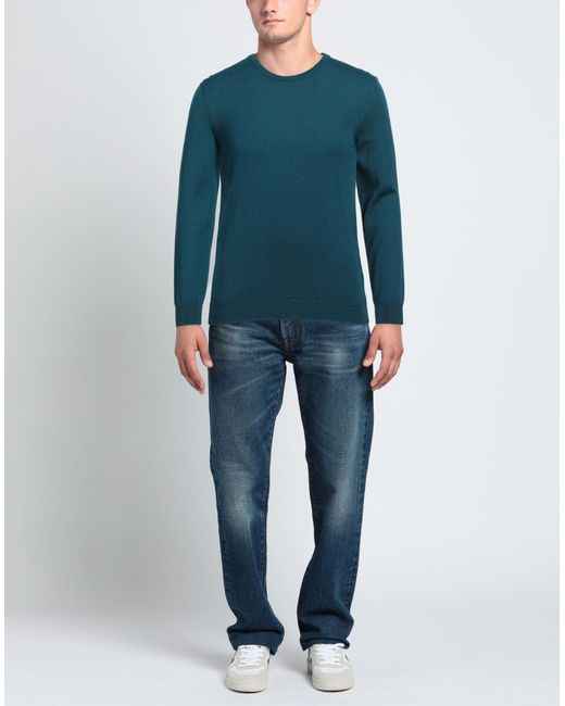 M.Q.J. Blue Sweater Wool, Acrylic for men