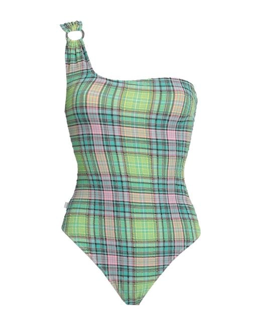 Ganni Green One-piece Swimsuit