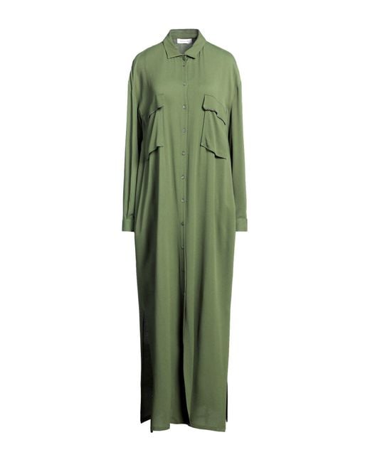 Fabiana Filippi Green Maxi Dress