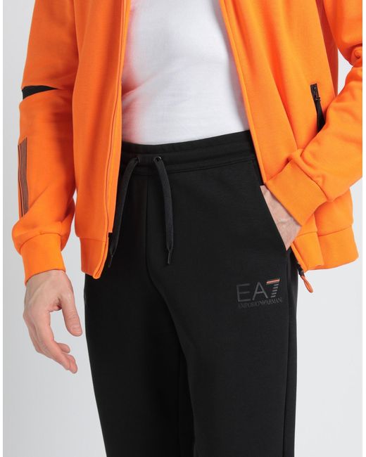 EA7 Orange Tracksuit for men