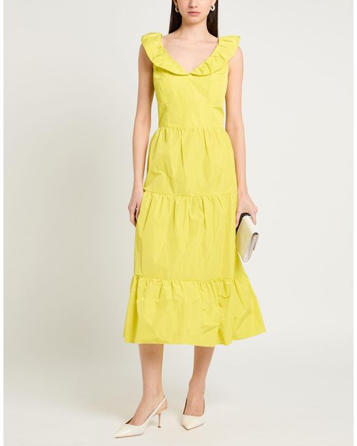 Maliparmi Yellow Midi Dresses