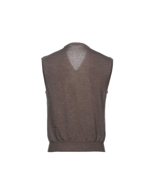 Gran Sasso Brown Sweaters for men