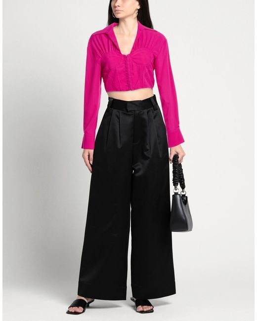 SIMONA CORSELLINI Pink Top Polyester, Elastane