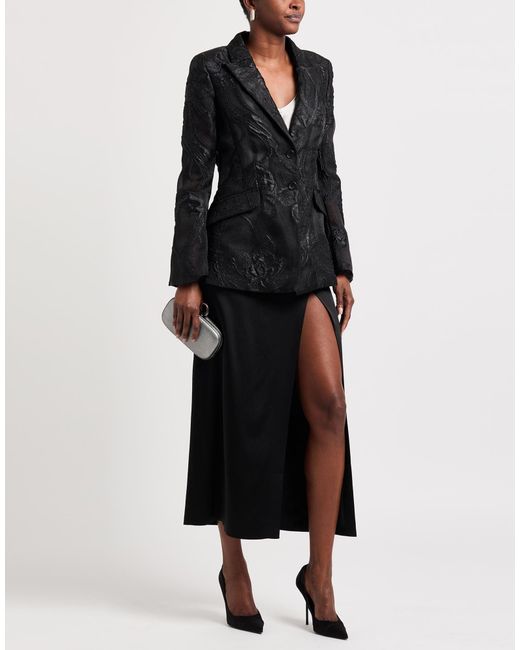 Alberta Ferretti Black Blazer Polyester